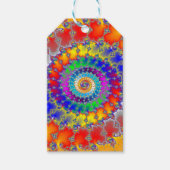 Psychedelic Fractal Cadeaulabel (Voorkant)