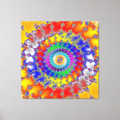 Psychedelic Fractal Canvas Afdruk (Voorkant)