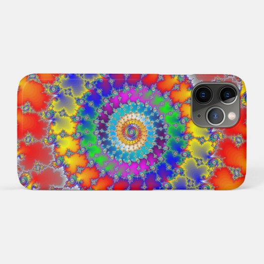 Psychedelic Fractal Case-Mate iPhone Case (Achterkant (horizontaal))