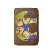 Psychedelic Fractal Elephant Badmat (Voorkant Verticaal)