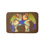 Psychedelic Fractal Elephant Badmat (Voorkant)