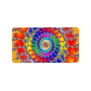 Psychedelic Fractal Etiket