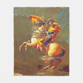 Psychedelic Fractal Famous Napoleon door David Fleece Deken (Voorkant)