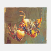 Psychedelic Fractal Famous Napoleon door David Fleece Deken (Voorkant (Horizontaal))