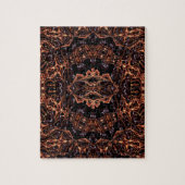 Psychedelic Fractal Fire Pattern Legpuzzel (Verticaal)