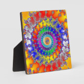 Psychedelic Fractal Fotoplaat (Voorkant)