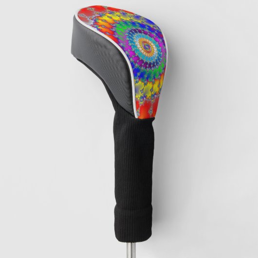 Psychedelic Fractal Golfheadcover (Schuin)