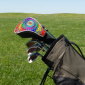 Psychedelic Fractal Golfheadcover (Insitu)