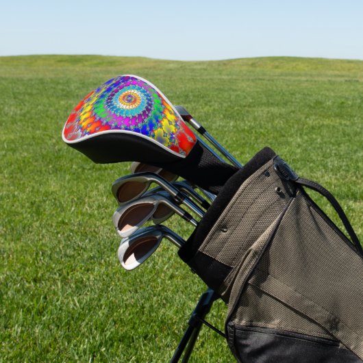 Psychedelic Fractal Golfheadcover (Insitu)