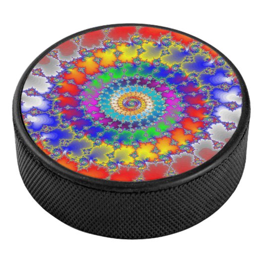 Psychedelic Fractal Hockey Puck (3/4)