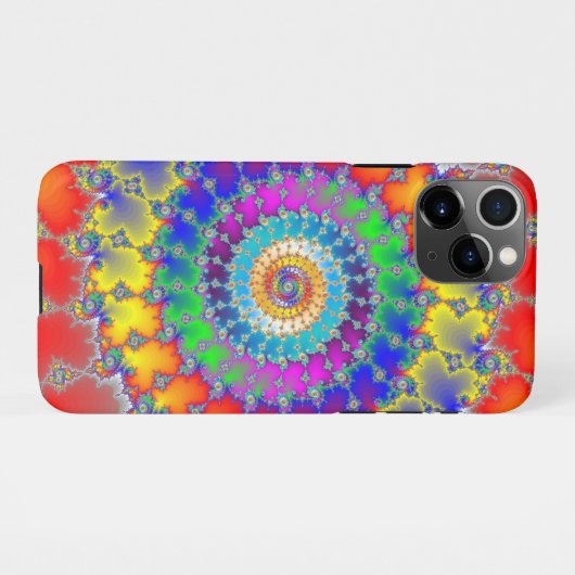 Psychedelic Fractal iPhone Hoesje (Achterkant horizontaal)