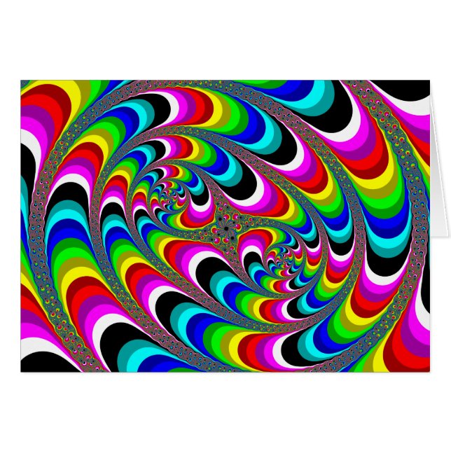 Psychedelic - Fractal Kaart (Voorkant Horizontaal)