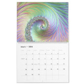 Psychedelic Fractal Kalender (Mar 2026)