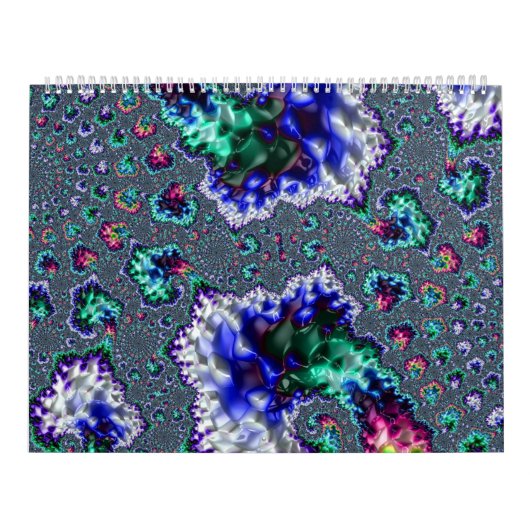 Psychedelic Fractal Kalender (Hoes)
