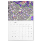 Psychedelic Fractal Kalender (Jan 2026)