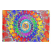 Psychedelic Fractal Kussensloop (Achterkant)