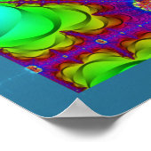 Psychedelic Fractal Land Poster (Hoek)