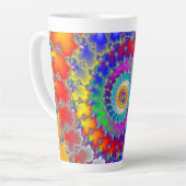 Psychedelic Fractal Latte Mok (Linkerhoek)