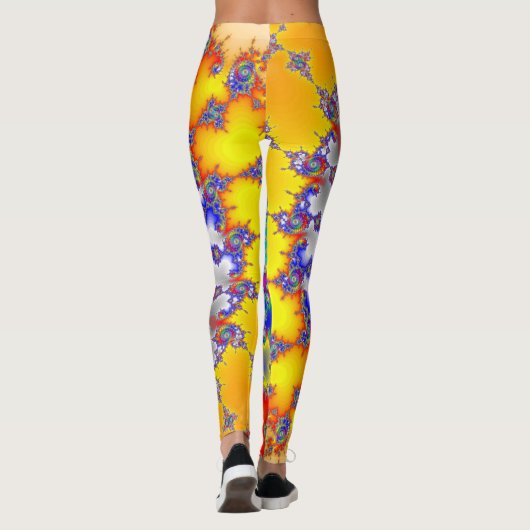 Psychedelic Fractal Leggings (Achterkant)