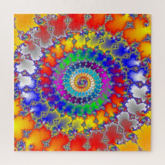 Psychedelic Fractal Legpuzzel (Verticaal)