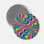 Psychedelic - Fractal Magneet (Voorkant / Achterkant)