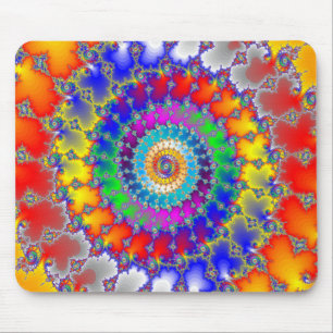 Psychedelic Fractal Muismat