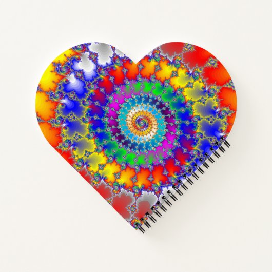 Psychedelic Fractal Notitieboek (Achterkant)