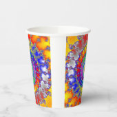 Psychedelic Fractal Papieren Bekers (Links)
