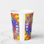 Psychedelic Fractal Papieren Bekers (Rechts)