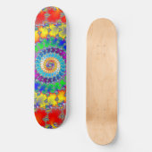 Psychedelic Fractal Persoonlijk Skateboard (Voorkant)