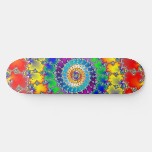 Psychedelic Fractal Persoonlijk Skateboard (Horizontaal)