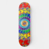 Psychedelic Fractal Persoonlijk Skateboard (Voorkant)