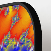 Psychedelic Fractal Pickleball Paddle (Links Detail)