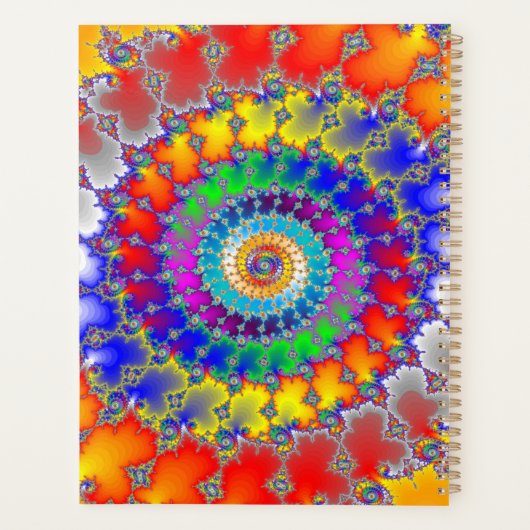 Psychedelic Fractal Planner (Achterkant)