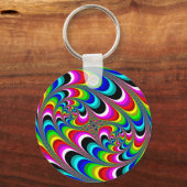 Psychedelic - Fractal Sleutelhanger (Voorkant)