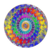 Psychedelic Fractal Snijplank (Voorkant)