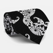 Psychedelic Fractal Spirals: Necktie Stropdas (Opgerold)