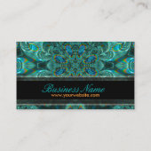 Psychedelic Fractal Spirit met Logo Visitekaartjes (Achterkant)