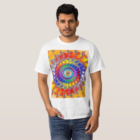 Psychedelic Fractal T-shirt (Voorkant volledig)