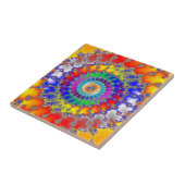Psychedelic Fractal Tegeltje (Zijkant)