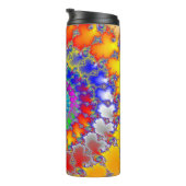 Psychedelic Fractal Thermosbeker (Geroteerd rechts)