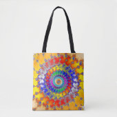 Psychedelic Fractal Tote Bag (Voorkant)