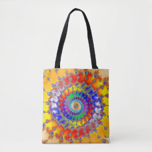 Psychedelic Fractal Tote Bag