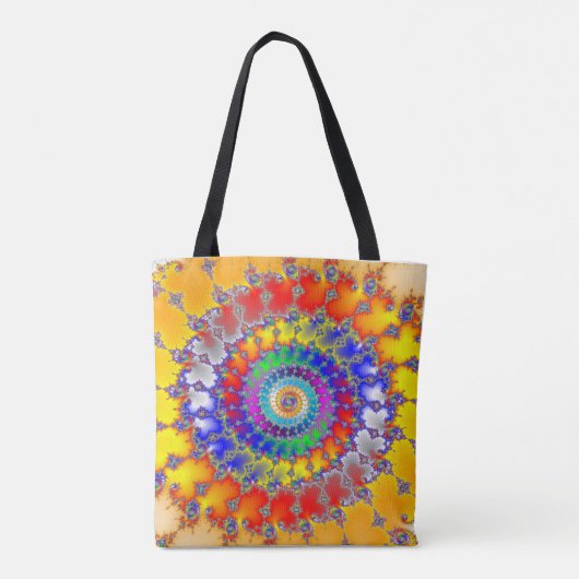 Psychedelic Fractal Tote Bag (Achterkant)