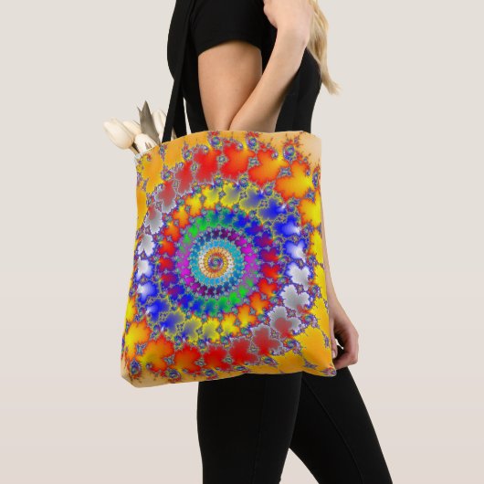 Psychedelic Fractal Tote Bag (Dichtbij)