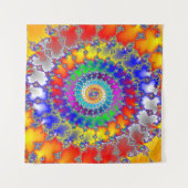 Psychedelic Fractal Wandkleed (Voorkant)