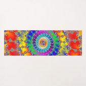 Psychedelic Fractal Yogamat (Achterkant (horizontaal))