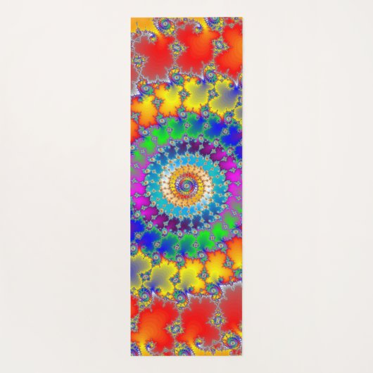 Psychedelic Fractal Yogamat (Achterkant)