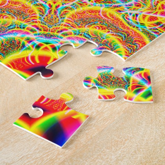 Psychedelic Fractals Legpuzzel (Zijkant)