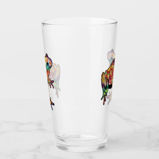 Psychedelic Frog Glass Glas (Links)